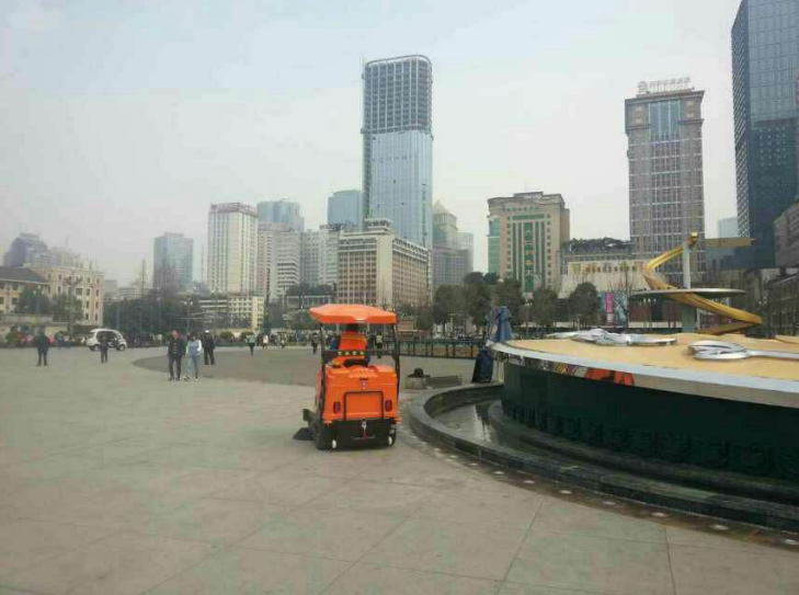 市政广场清洁